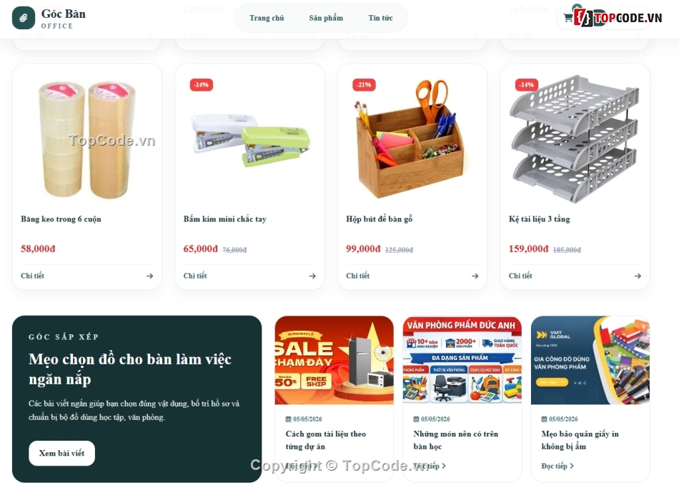 Website bán đồ dùng,Website đồ ăn,bán h